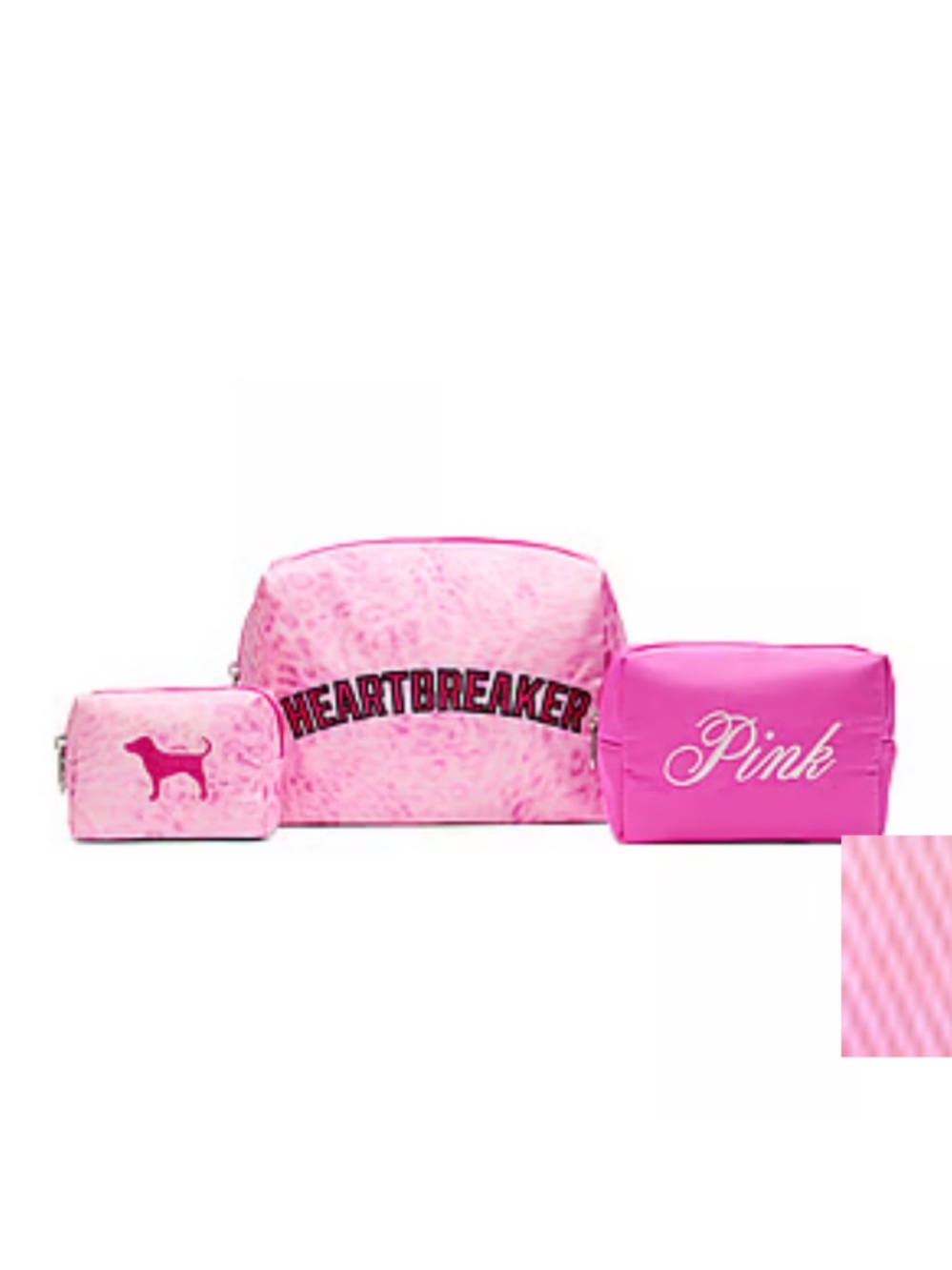 Victoria Secret Rare Pink 'Heartbreaker' Makeup Trio Set - Picture 3 of 3